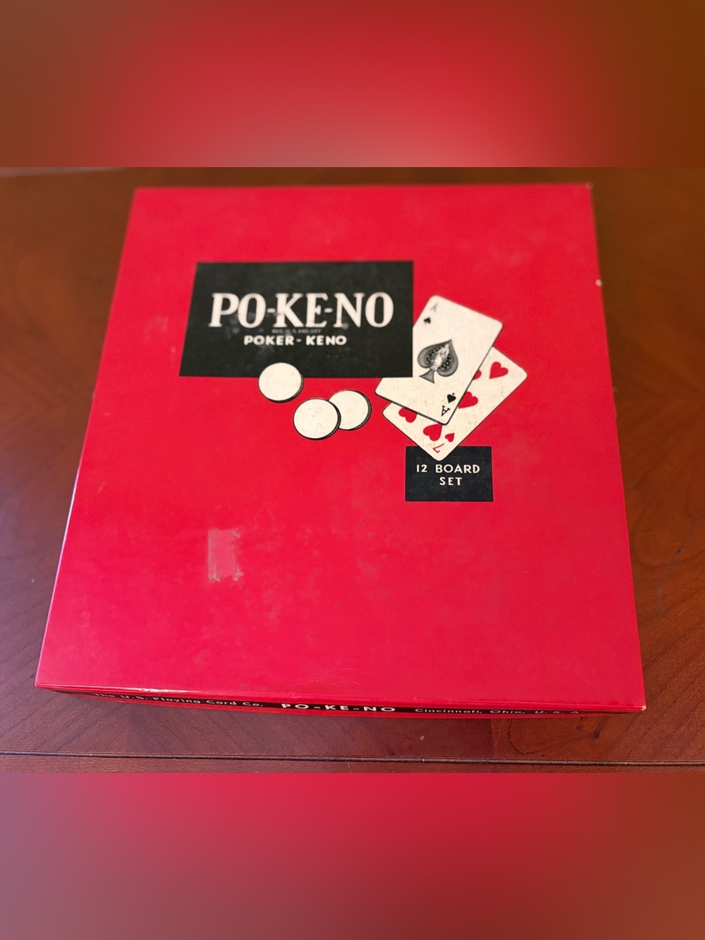 Vintage Po-Ke-No Card Board Game – Complete 12 Board Set by USPC – 1960s/1970s